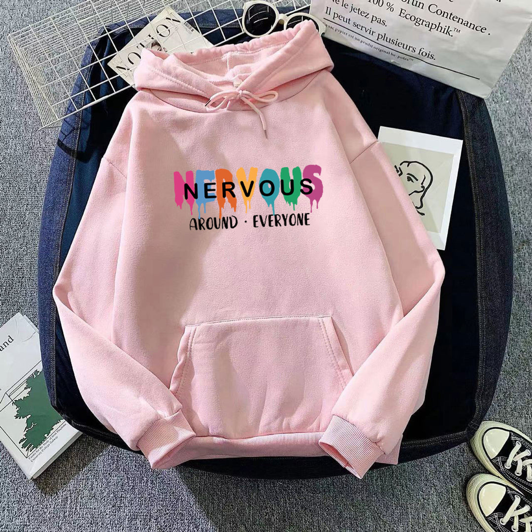 Kvinnors hoodie med kreativ text Chic & Style-Eva Jonsson