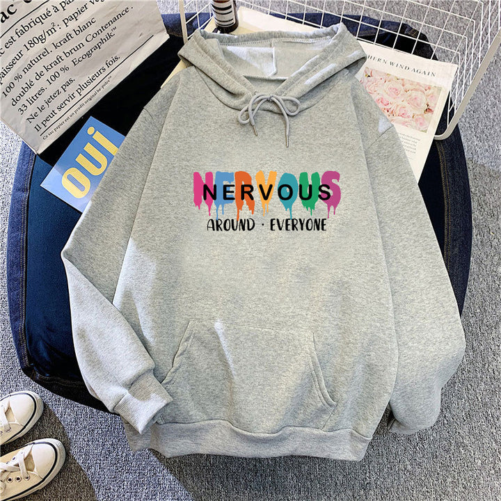 Kvinnors hoodie med kreativ text Chic & Style-Eva Jonsson