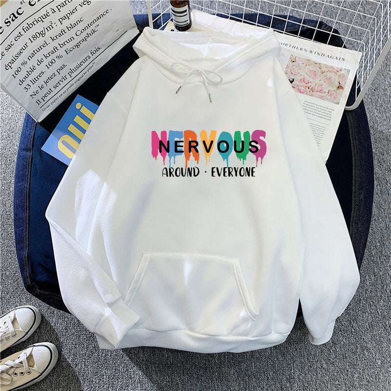 Kvinnors hoodie med kreativ text Chic & Style-Eva Jonsson