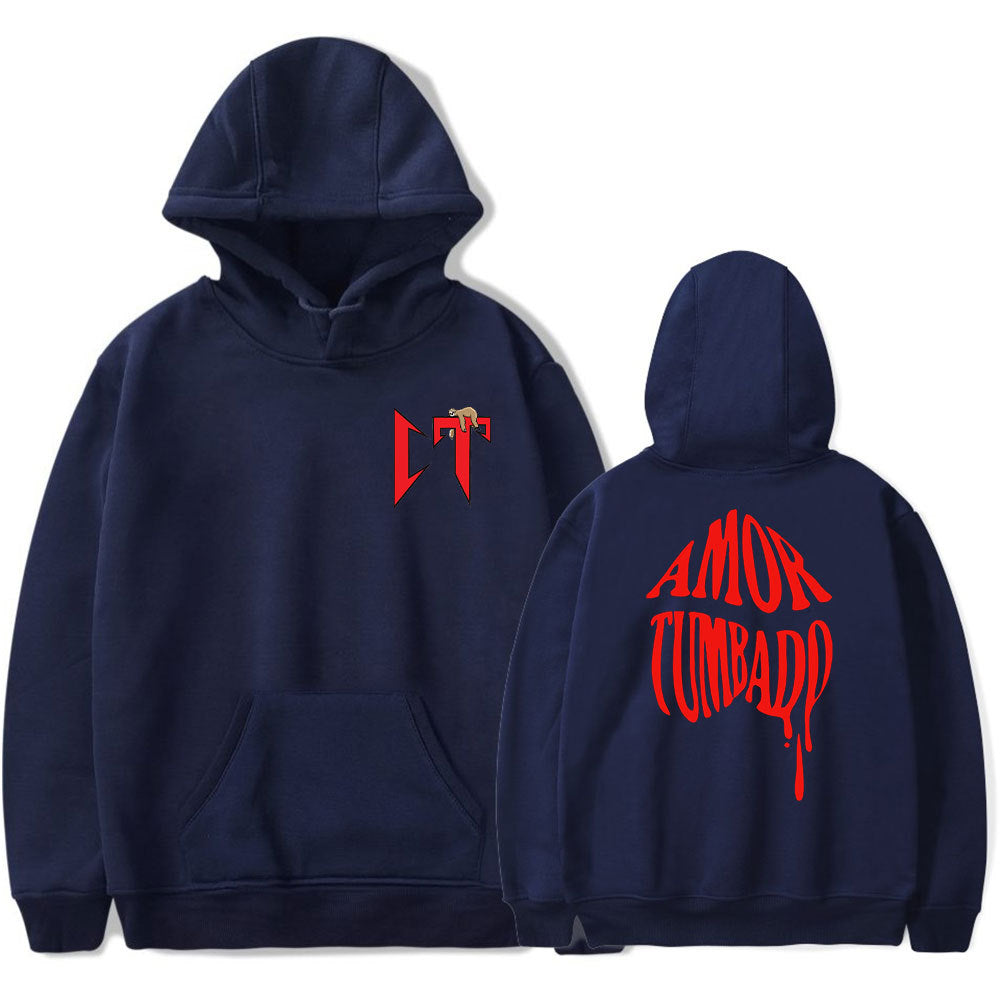 Kvinnors hoodie med kreativ text Mirla-Eva Jonsson