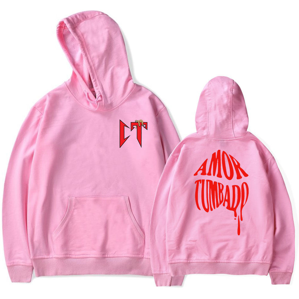 Kvinnors hoodie med kreativ text Mirla-Eva Jonsson