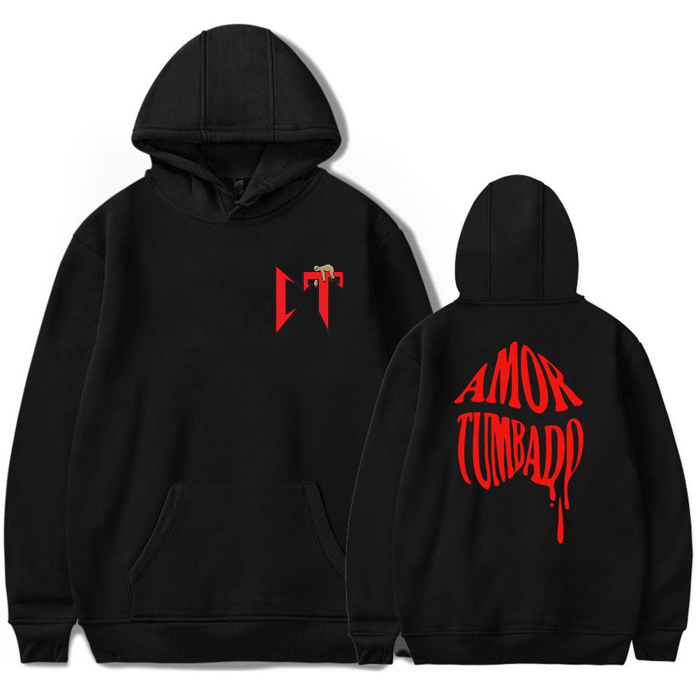 Kvinnors hoodie med kreativ text Mirla-Eva Jonsson