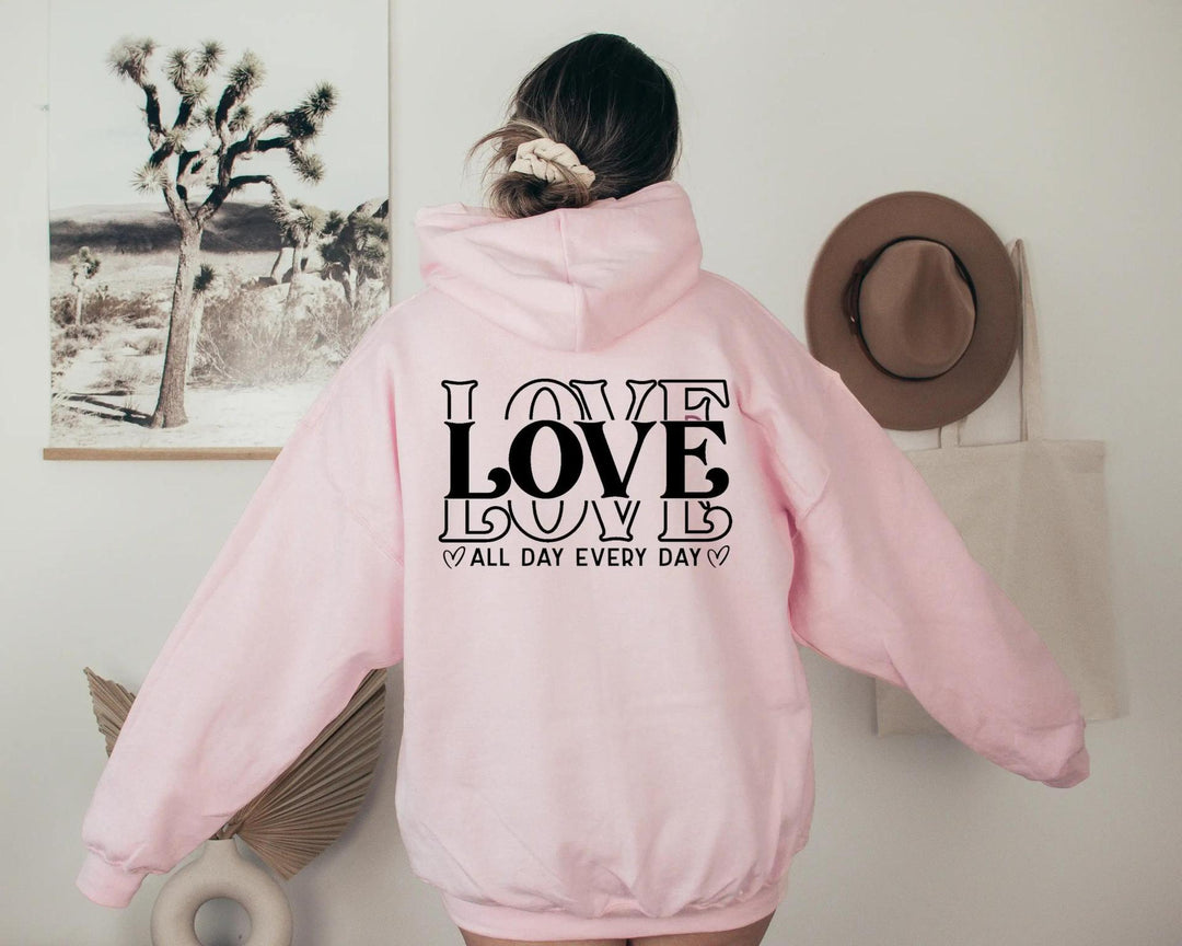 Kvinnors hoodie med kreativ text Mirla-Eva Jonsson