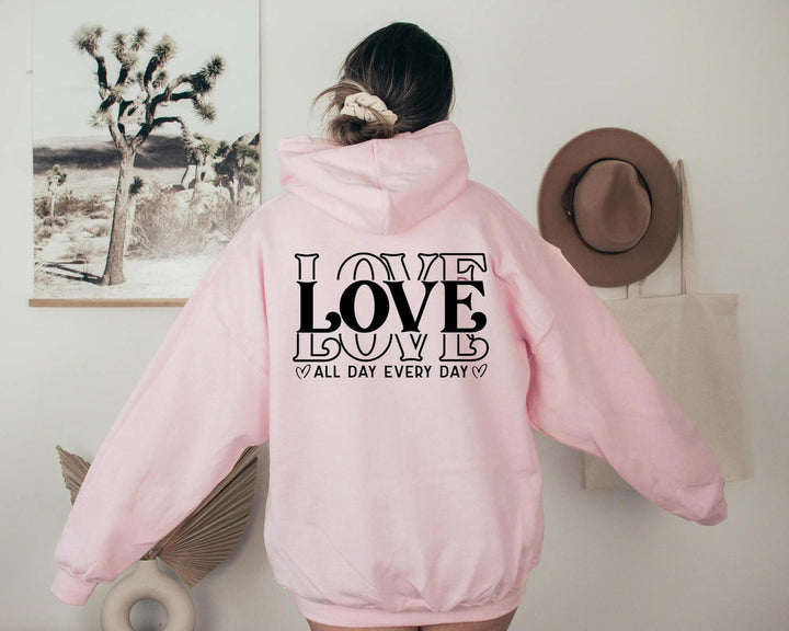 Kvinnors hoodie med kreativ text Mirla-Eva Jonsson