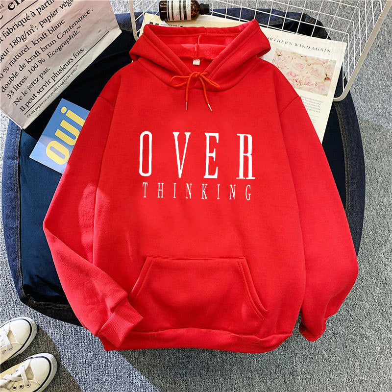 Kvinnors hoodie med kreativ typografidesign Mirla-Eva Jonsson