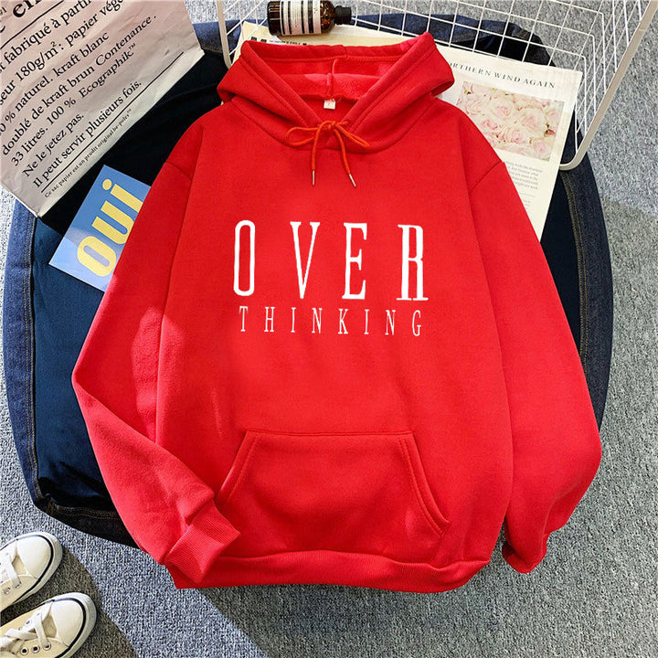 Kvinnors hoodie med kreativ typografidesign Mirla-Eva Jonsson
