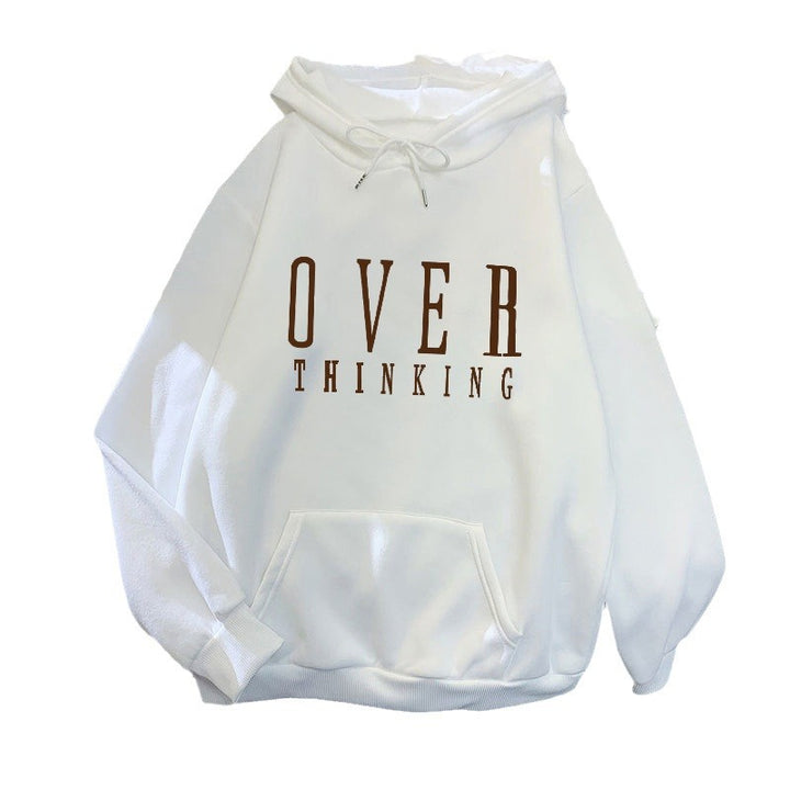 Kvinnors hoodie med kreativ typografidesign Mirla-Eva Jonsson