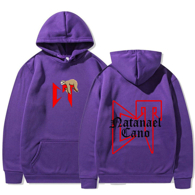 Kvinnors hoodie med kreativa djurmotiv och högkvalitativ fleece Mirla-Eva Jonsson