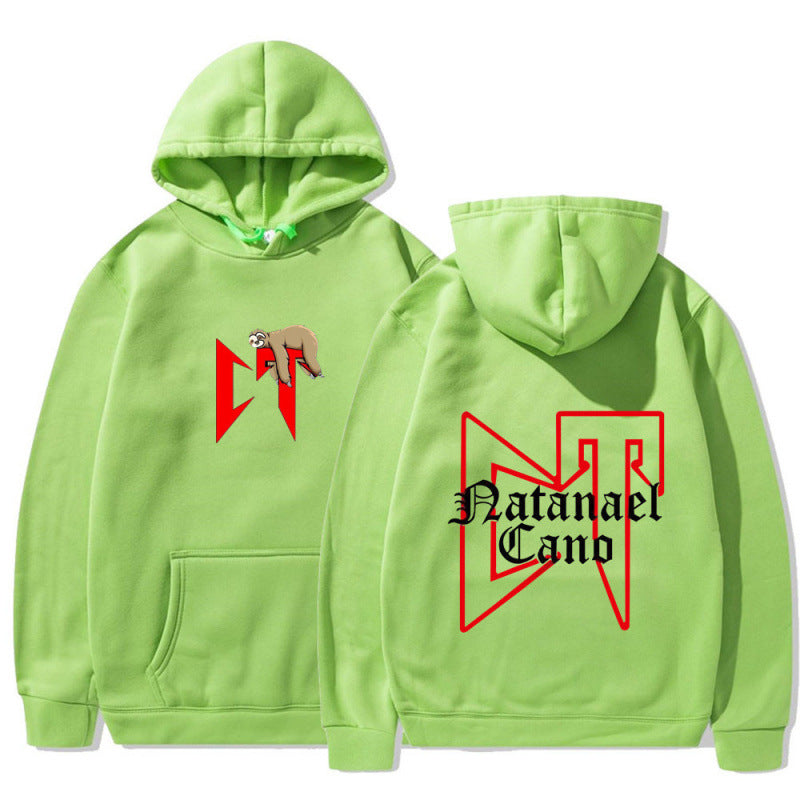 Kvinnors hoodie med kreativa djurmotiv och högkvalitativ fleece Mirla-Eva Jonsson