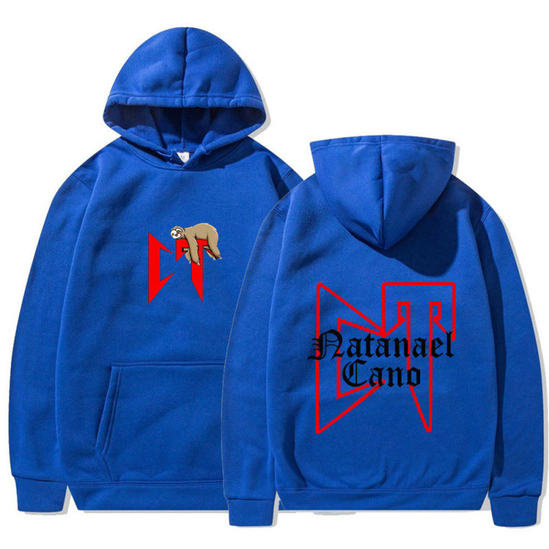 Kvinnors hoodie med kreativa djurmotiv och högkvalitativ fleece Mirla-Eva Jonsson