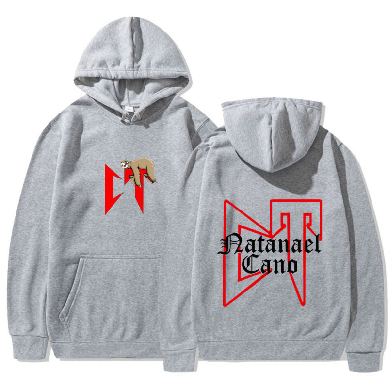 Kvinnors hoodie med kreativa djurmotiv och högkvalitativ fleece Mirla-Eva Jonsson