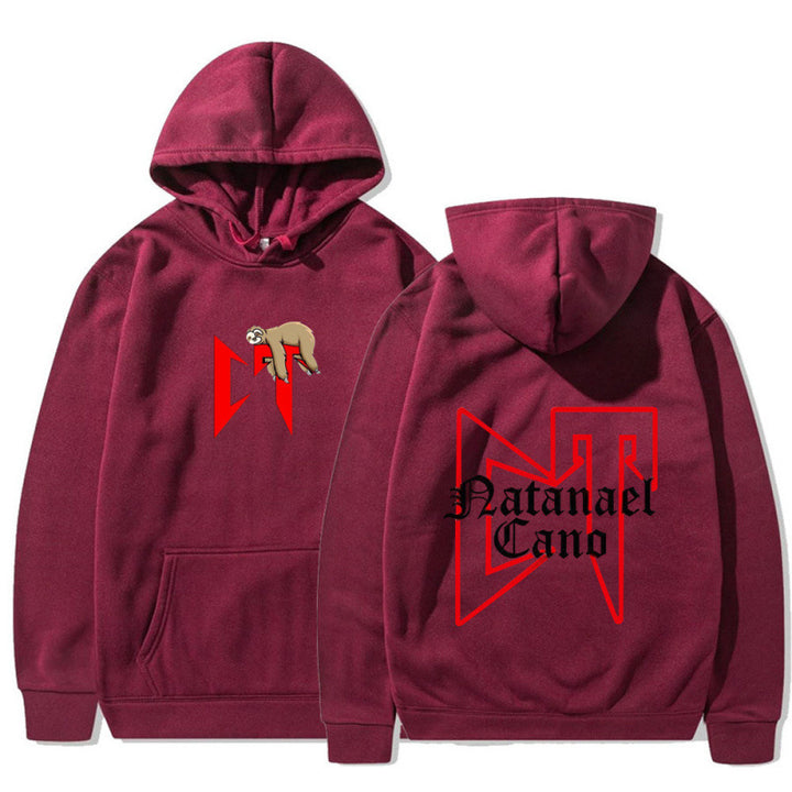 Kvinnors hoodie med kreativa djurmotiv och högkvalitativ fleece Mirla-Eva Jonsson