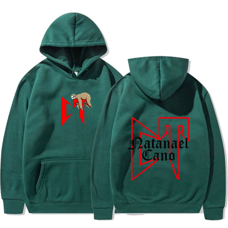 Kvinnors hoodie med kreativa djurmotiv och högkvalitativ fleece Mirla-Eva Jonsson