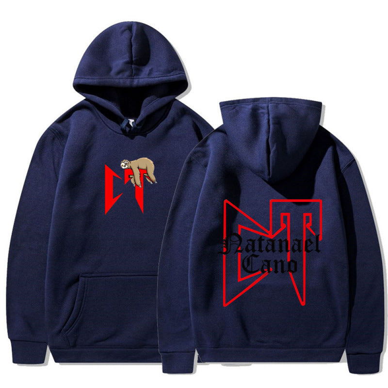 Kvinnors hoodie med kreativa djurmotiv och högkvalitativ fleece Mirla-Eva Jonsson