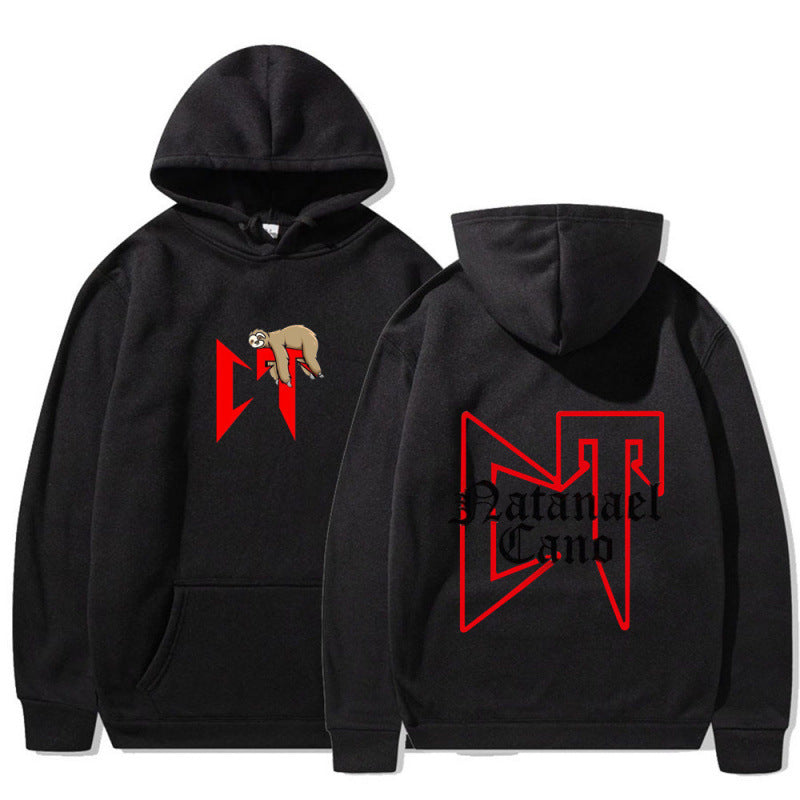 Kvinnors hoodie med kreativa djurmotiv och högkvalitativ fleece Mirla-Eva Jonsson