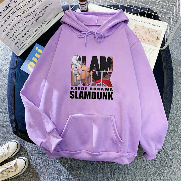 Kvinnors hoodie med kreativt Slam Dunk-motiv Mirla-Eva Jonsson