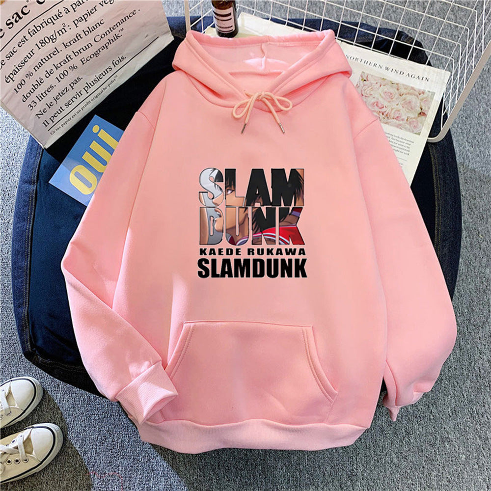 Kvinnors hoodie med kreativt Slam Dunk-motiv Mirla-Eva Jonsson
