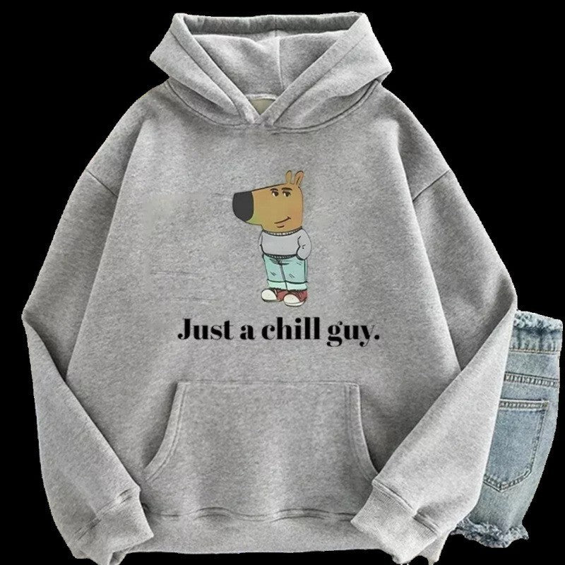 Kvinnors hoodie med kreativt djurmotiv Mirla-Eva Jonsson