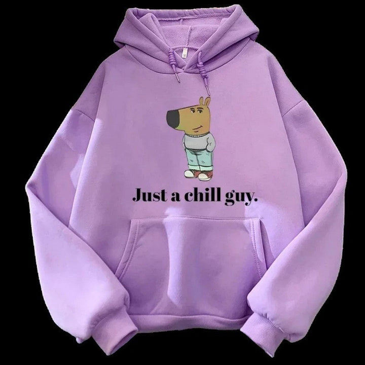 Kvinnors hoodie med kreativt djurmotiv Mirla-Eva Jonsson