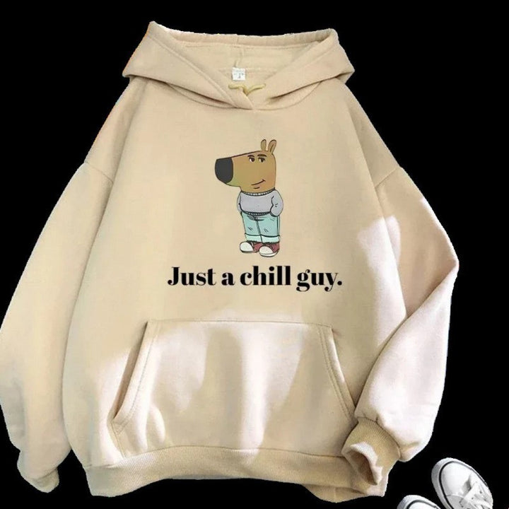 Kvinnors hoodie med kreativt djurmotiv Mirla-Eva Jonsson