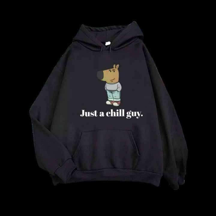 Kvinnors hoodie med kreativt djurmotiv Mirla-Eva Jonsson