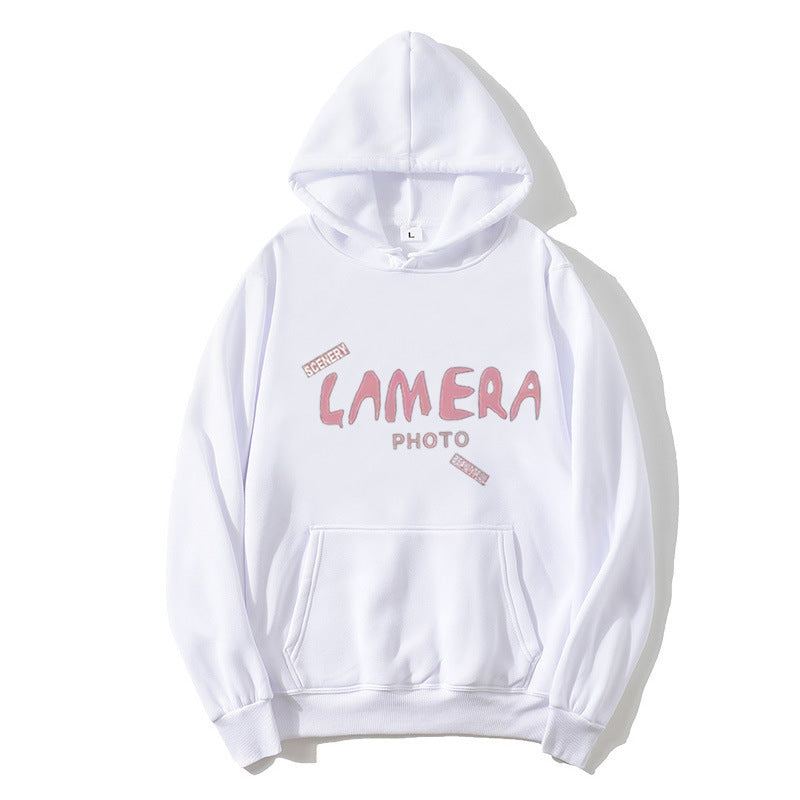 Kvinnors hoodie med kreativt fotografiskt mönster Mirla-Eva Jonsson