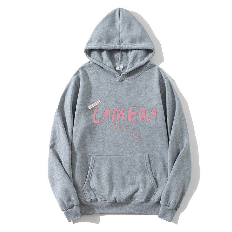 Kvinnors hoodie med kreativt fotografiskt mönster Mirla-Eva Jonsson
