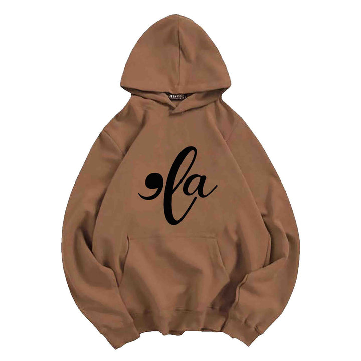 Kvinnors hoodie med kreativt grafiskt mönster Mirla-Eva Jonsson