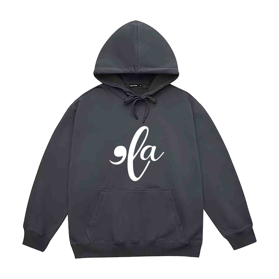 Kvinnors hoodie med kreativt grafiskt mönster Mirla-Eva Jonsson