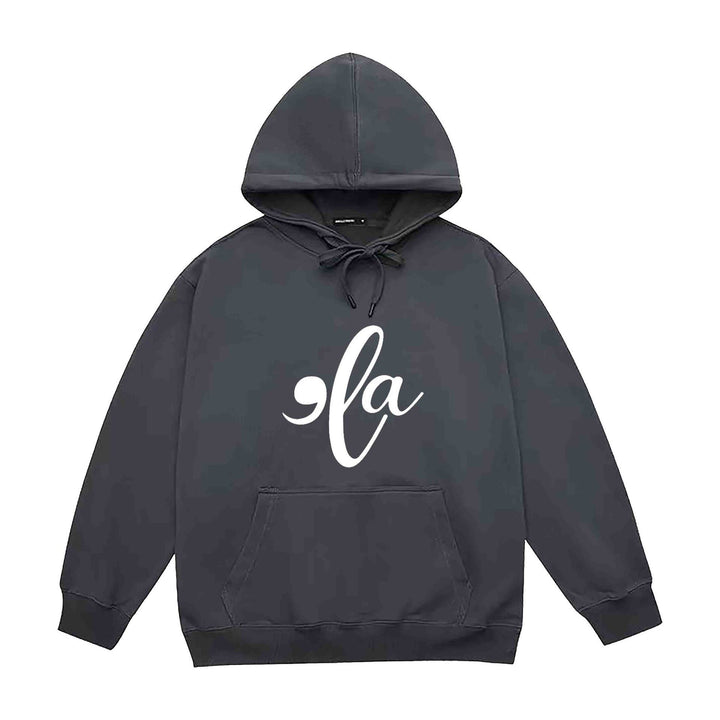 Kvinnors hoodie med kreativt grafiskt mönster Mirla-Eva Jonsson
