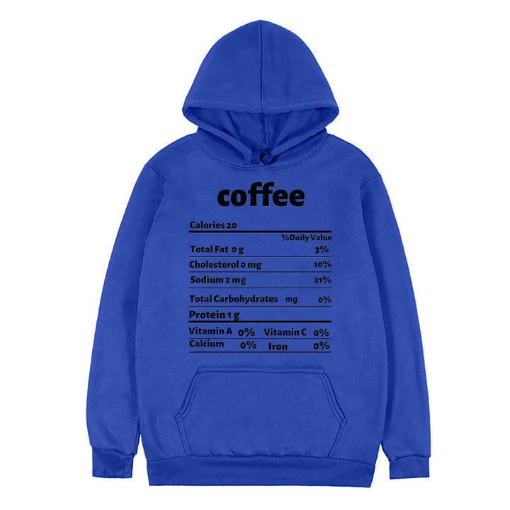 Kvinnors hoodie med kreativt näringsdesign Mirla-Eva Jonsson