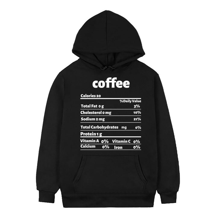 Kvinnors hoodie med kreativt näringsdesign Mirla-Eva Jonsson