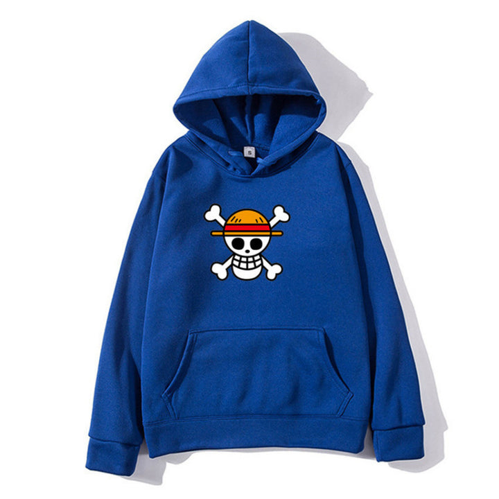 Kvinnors hoodie med kreativt piratdesign och bekväm passform Mirla-Eva Jonsson