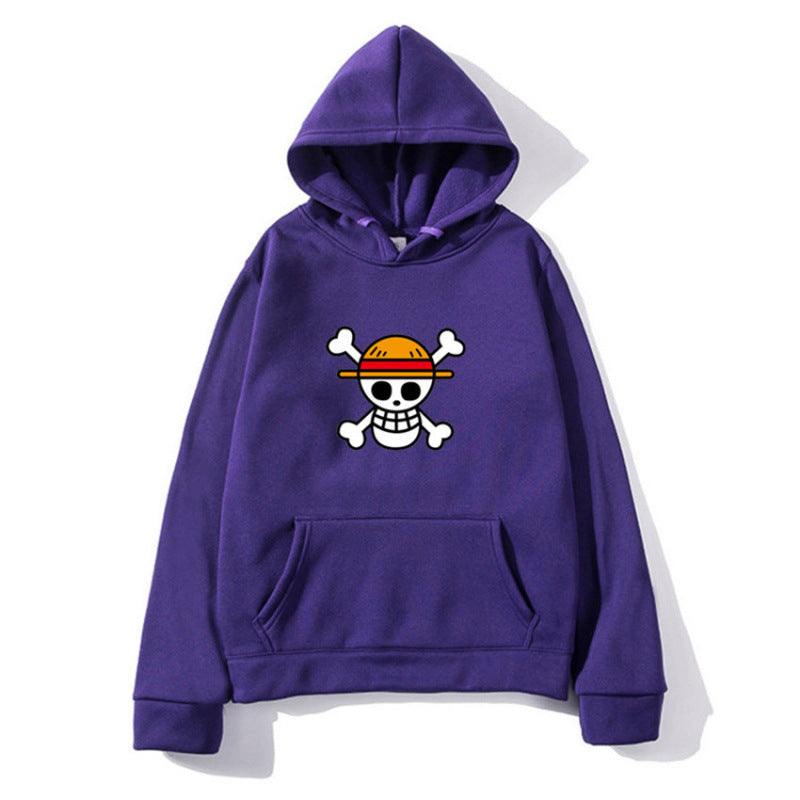 Kvinnors hoodie med kreativt piratdesign och bekväm passform Mirla-Eva Jonsson