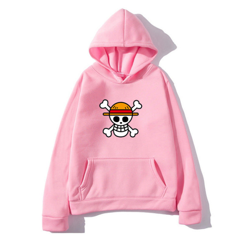 Kvinnors hoodie med kreativt piratdesign och bekväm passform Mirla-Eva Jonsson