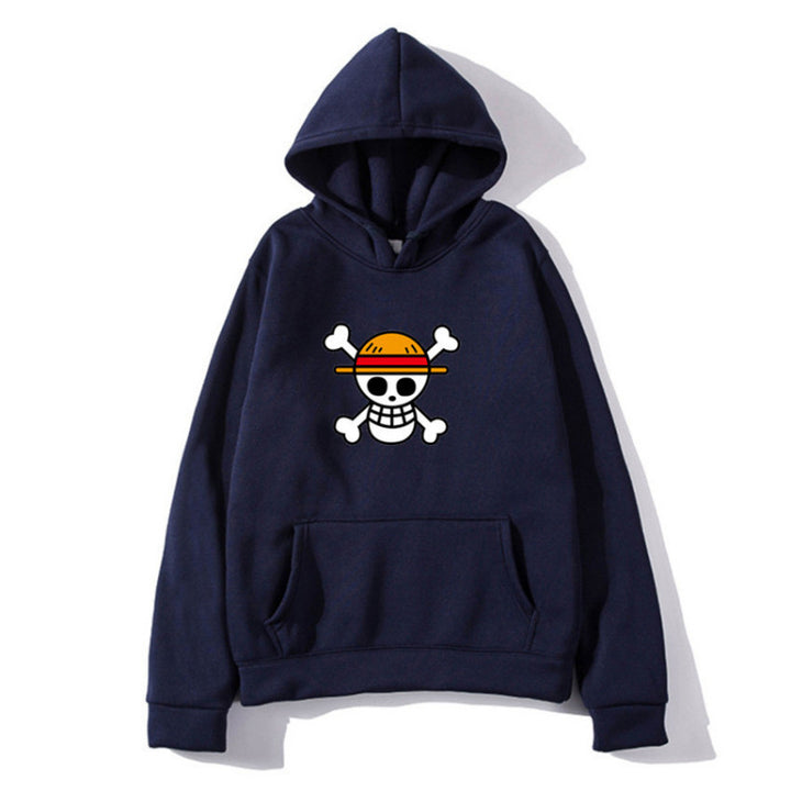 Kvinnors hoodie med kreativt piratdesign och bekväm passform Mirla-Eva Jonsson