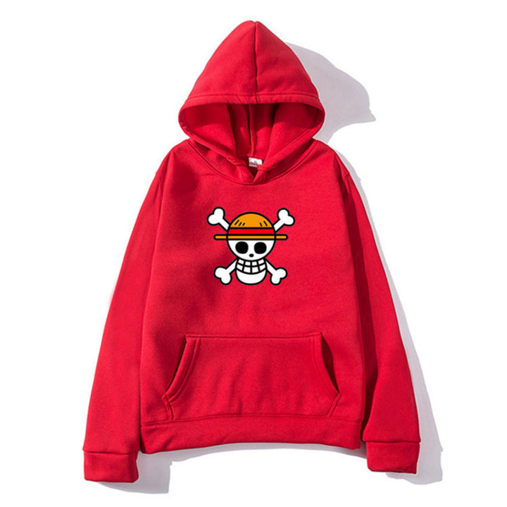 Kvinnors hoodie med kreativt piratdesign och bekväm passform Mirla-Eva Jonsson