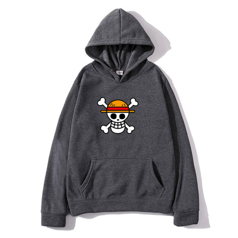 Kvinnors hoodie med kreativt piratdesign och bekväm passform Mirla-Eva Jonsson