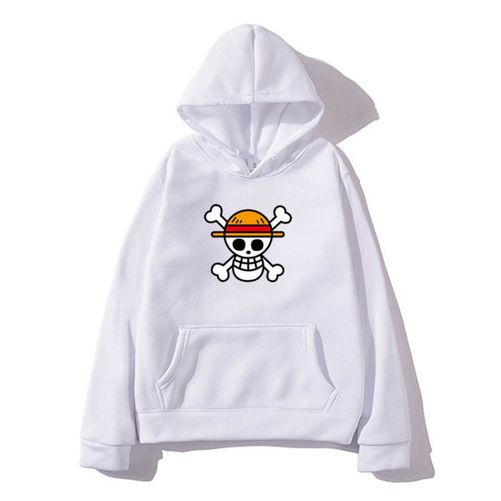 Kvinnors hoodie med kreativt piratdesign och bekväm passform Mirla-Eva Jonsson