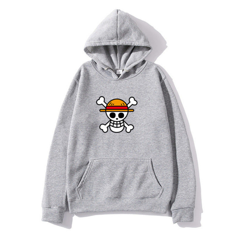 Kvinnors hoodie med kreativt piratdesign och bekväm passform Mirla-Eva Jonsson