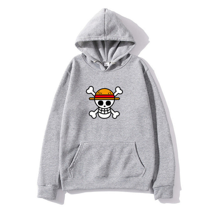 Kvinnors hoodie med kreativt piratdesign och bekväm passform Mirla-Eva Jonsson