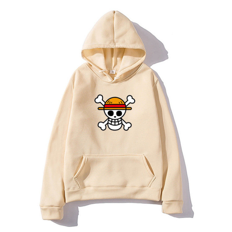 Kvinnors hoodie med kreativt piratdesign och bekväm passform Mirla-Eva Jonsson