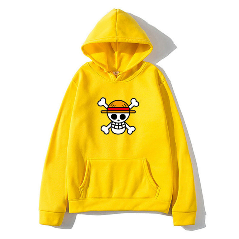 Kvinnors hoodie med kreativt piratdesign och bekväm passform Mirla-Eva Jonsson