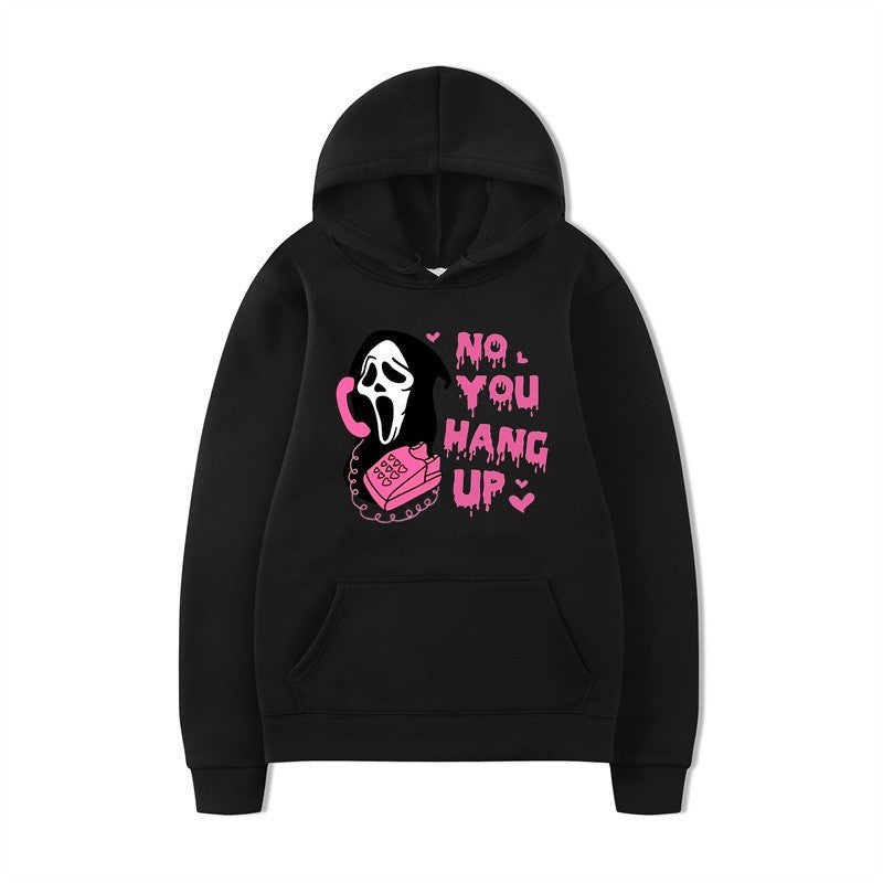 Kvinnors hoodie med kreativt popkulturmotiv Mirla-Eva Jonsson