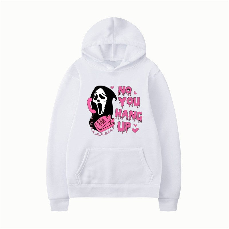 Kvinnors hoodie med kreativt popkulturmotiv Mirla-Eva Jonsson