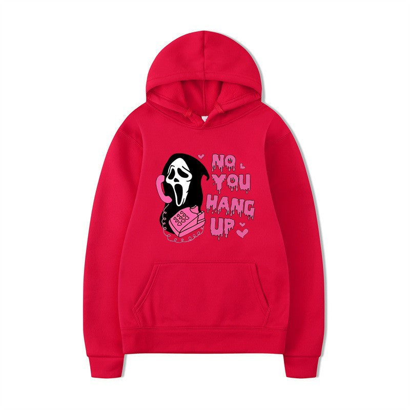 Kvinnors hoodie med kreativt popkulturmotiv Mirla-Eva Jonsson