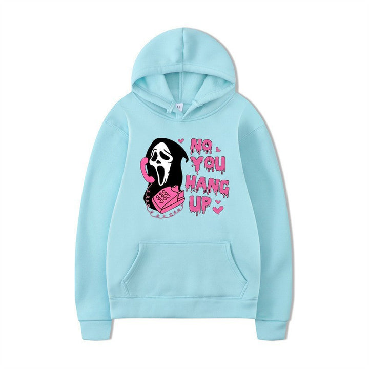 Kvinnors hoodie med kreativt popkulturmotiv Mirla-Eva Jonsson