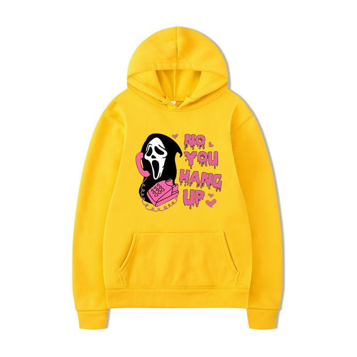 Kvinnors hoodie med kreativt popkulturmotiv Mirla-Eva Jonsson