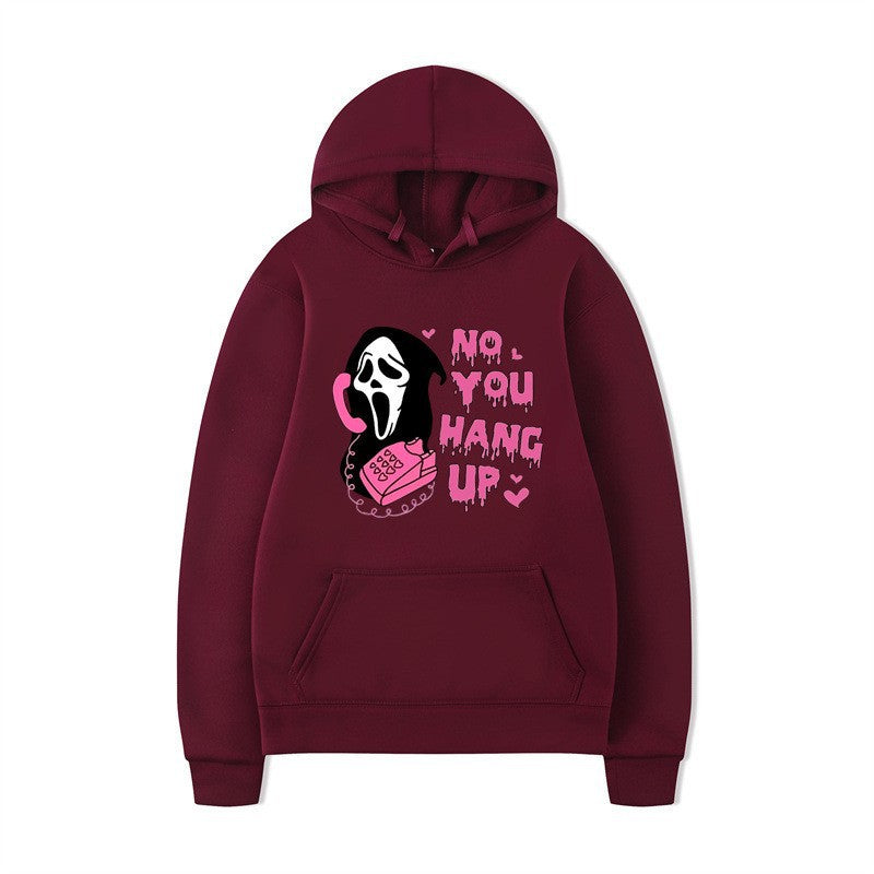 Kvinnors hoodie med kreativt popkulturmotiv Mirla-Eva Jonsson