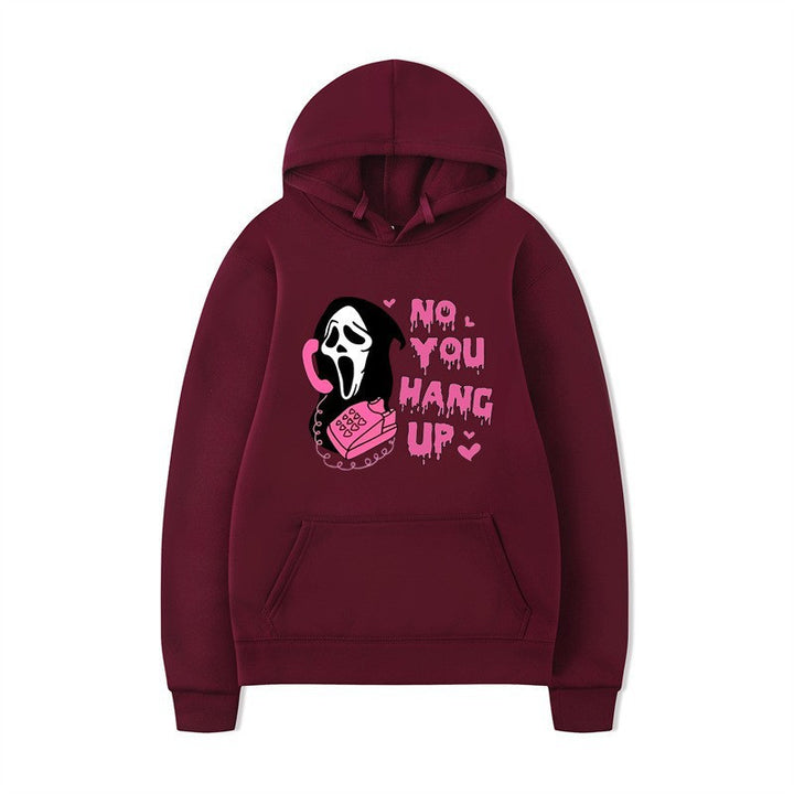 Kvinnors hoodie med kreativt popkulturmotiv Mirla-Eva Jonsson